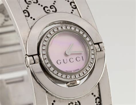 gucci twirl diamond watch|gucci twirl watch battery replacement.